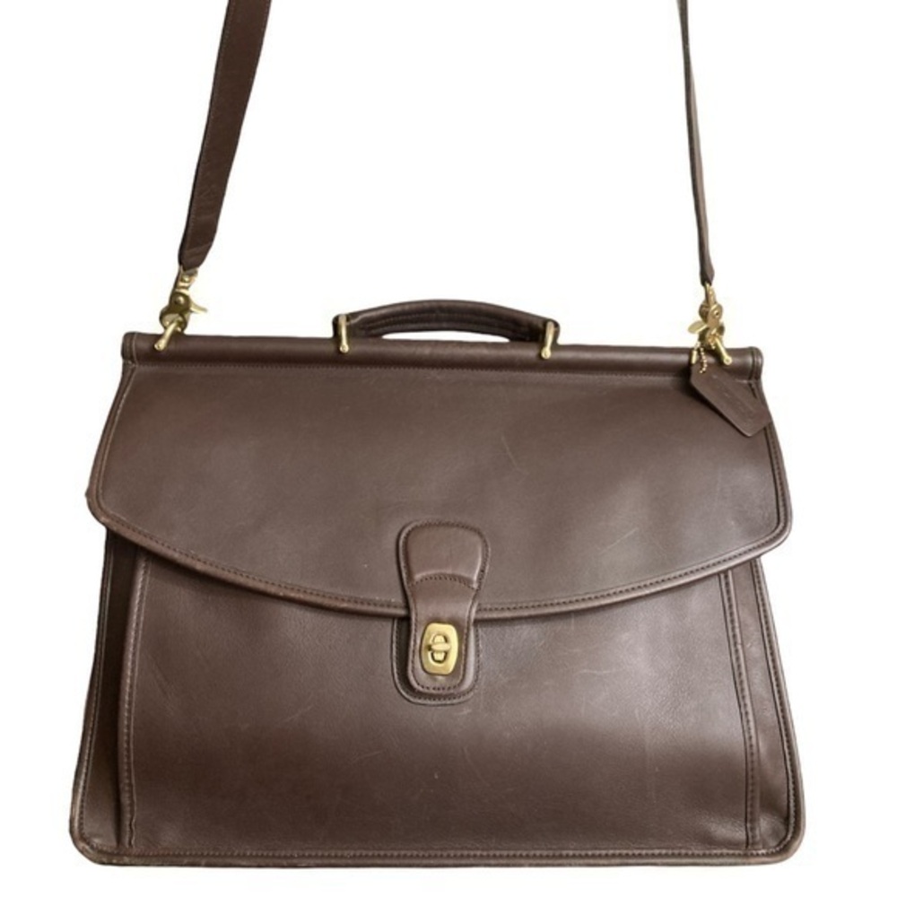Coach vintage brown briefcase bag 5266